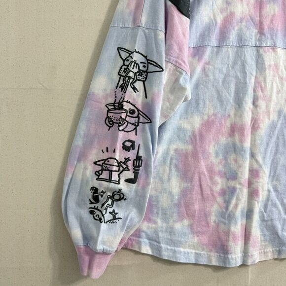Disney Star Wars: The Mandalorian Grogu Tie Dye Spirit Jersey Adult X-Large - Picture 11 of 12